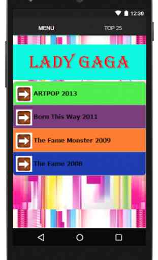 Lady Gaga Lyrics+Mp3 1