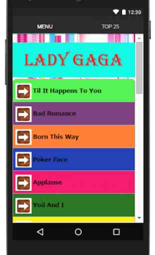 Lady Gaga Lyrics+Mp3 2
