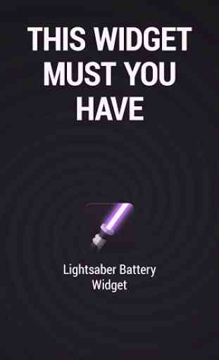 Lightsaber Battery Widget 4