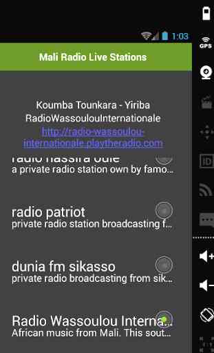 Mali stations de radio en 2