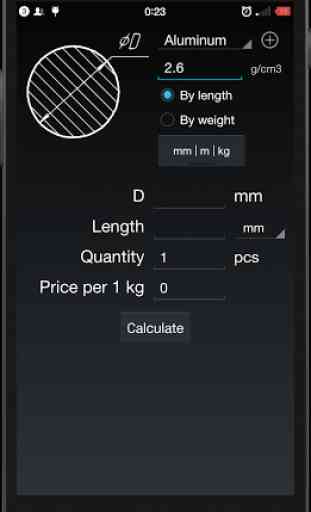 Metal Weight  Calculator 2