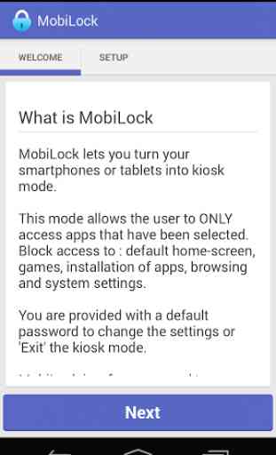 MobiLock Kiosk Lockdown 1