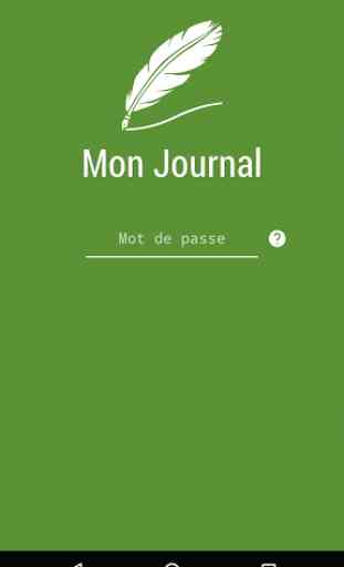 Mon Journal - Mémoires 1