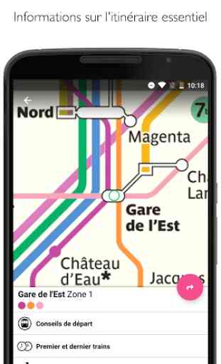Paris métro Carte & Itinéraire 2
