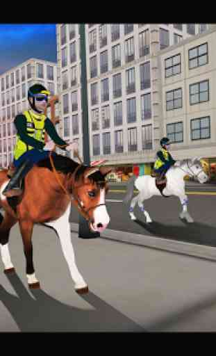 rodéo simulateur cheval police 2