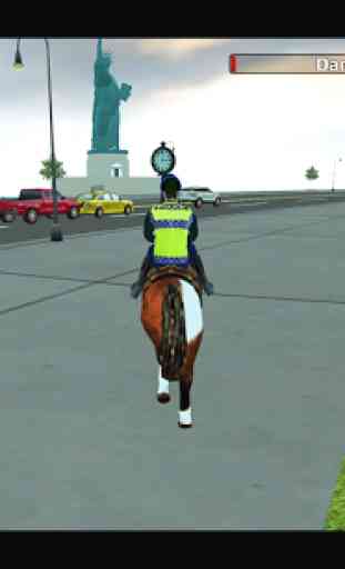 rodéo simulateur cheval police 3
