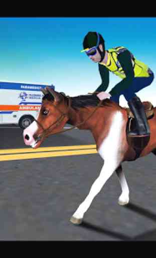 rodéo simulateur cheval police 4