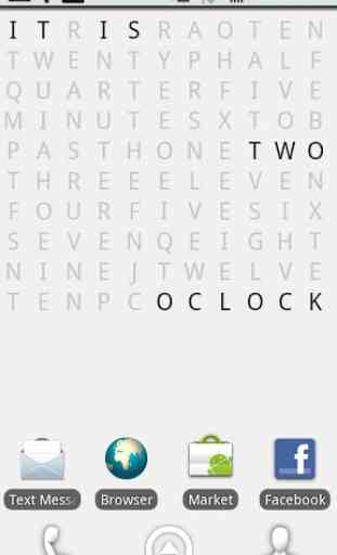 Text Clock Lite Live Wallpaper 2