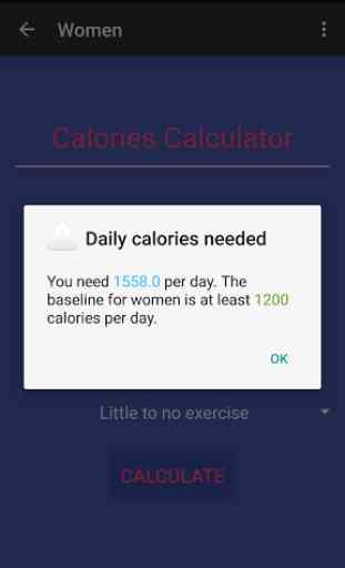Calories Calculator 3
