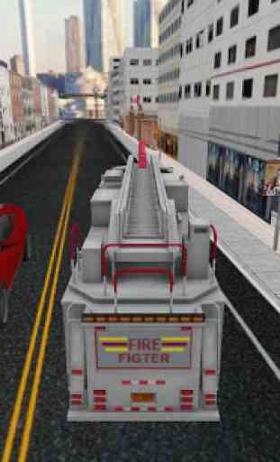 camion pompier simulateur 3D 2
