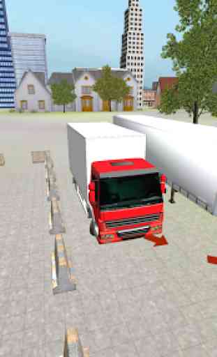 Cargaison Camion Chauffeur 3D 3