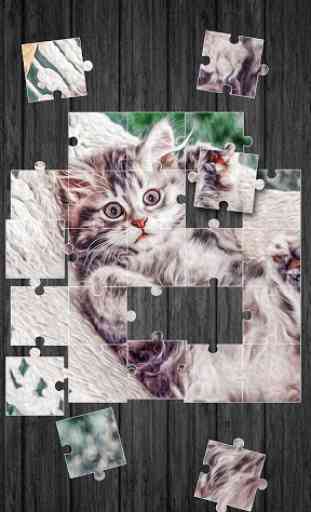 Chats Mignons Jeux De Puzzle 2