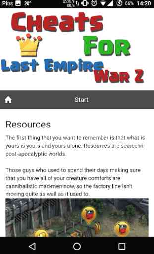 Cheats Tips Last Empire War Z 2