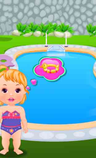 Jeux piscine bébé de soins 1