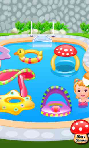 Jeux piscine bébé de soins 2