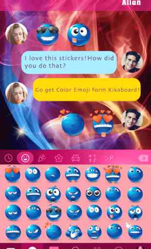 Kika Keyboard Color Emoji Pro 3