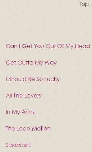Kylie Minogue Lyrics 2