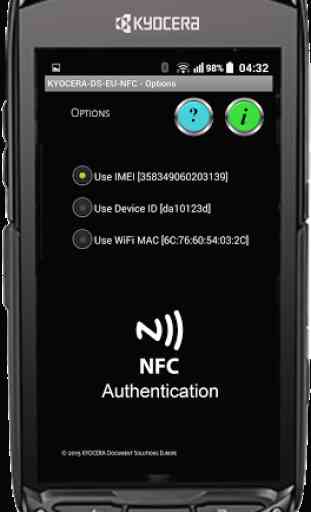 KYOCERA NFC App für Android 2