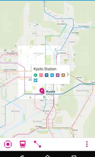 Kyoto Rail Map 1