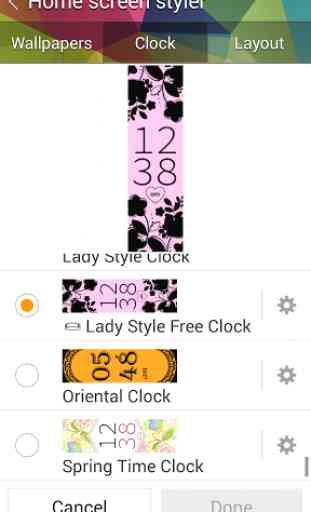Lady Style Free Clock Gear Fit 2