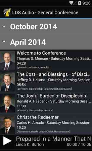LDS Audio - General Conference 1