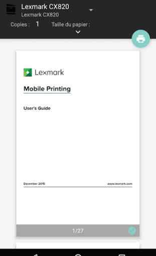 Lexmark Print Service Plugin 3
