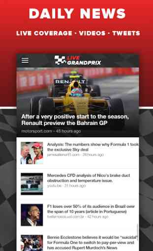 Live Grand Prix - Formula News 1