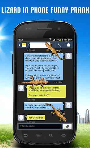 Lizard in phone funny Prank 3