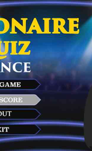 Millionaire Quiz Game: French 1