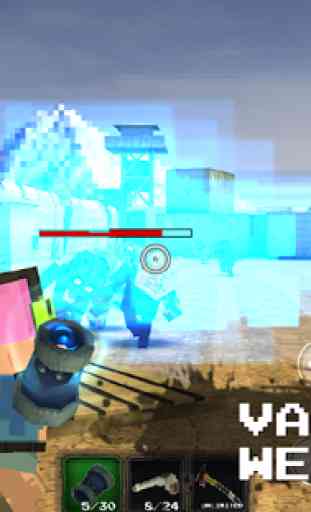 Pixel Z World 3D -Gun & Gunner 2