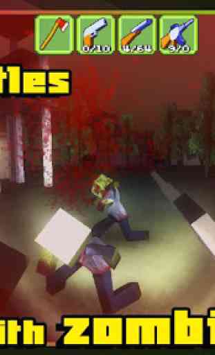 Pixel Zombie Apocalypse Day 3D 3
