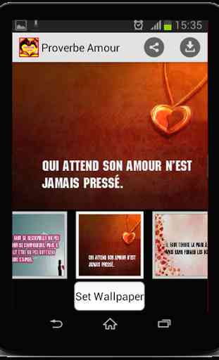 Proverbe D'amour 1