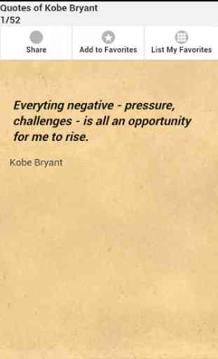 Quotes of Kobe Bryant 1