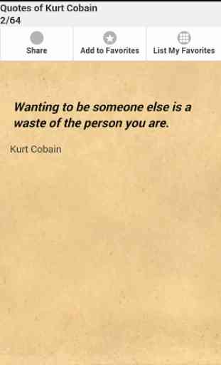 Quotes of Kurt Cobain 2
