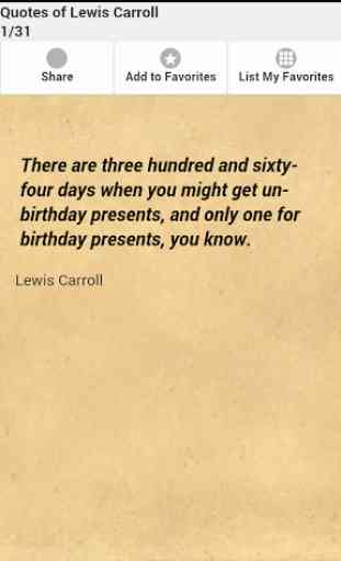 Quotes of Lewis Carroll 1