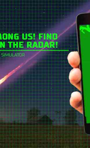 Radar locator UFO simulator 1