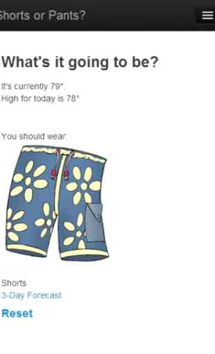 Shorts or Pants? 2