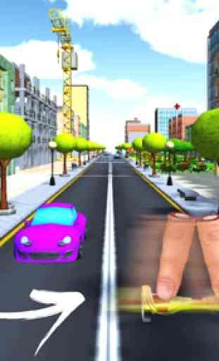 Simulator Hoverboard city run 3
