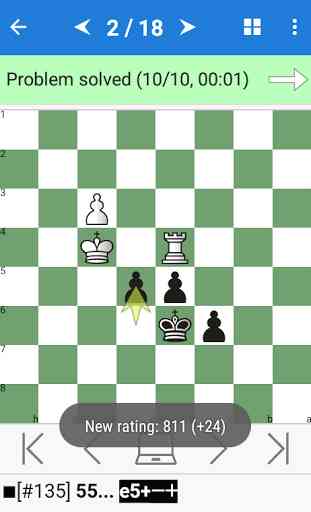 Tactiques simples d'échecs I 1