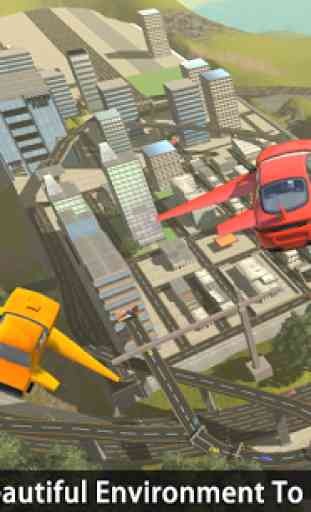 Voler 3D Car Flight Pilot 3