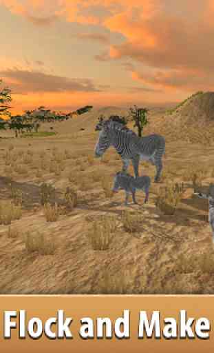 Wild Zebra Horse Simulator 3D 2