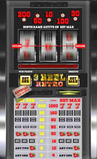 3 Reel Retro Slot Machine 3