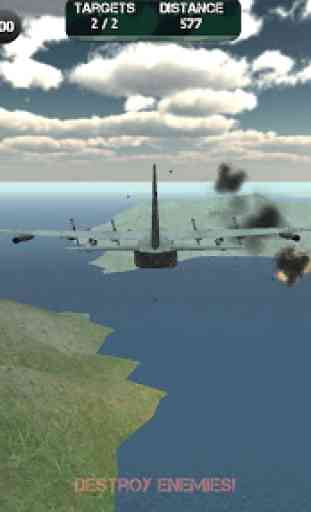 Airplane Gunship Simulator 3D 2