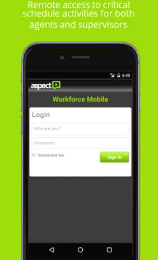 Aspect WFM Mobile - Enterprise 1