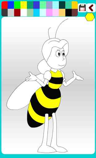 Bee livre de coloriage 1
