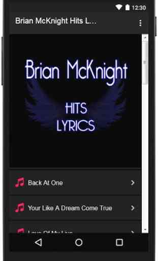 Brian McKnight Hits Lyrics 1