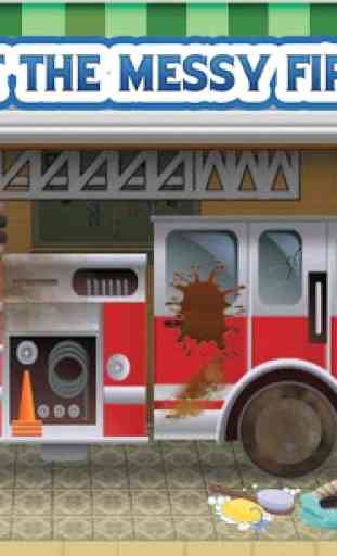 Camion de pompier lavage Salon 1