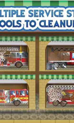 Camion de pompier lavage Salon 2