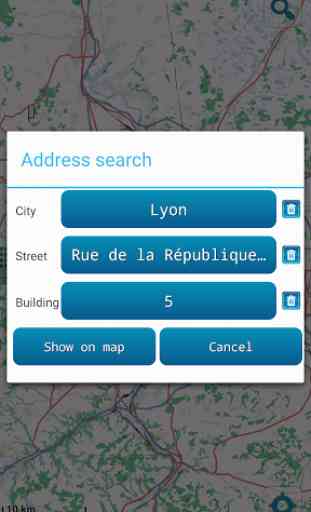 Carte de Lyon hors-ligne 3