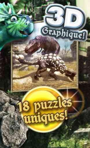 Dinosaures hunters puzzles 3D 1